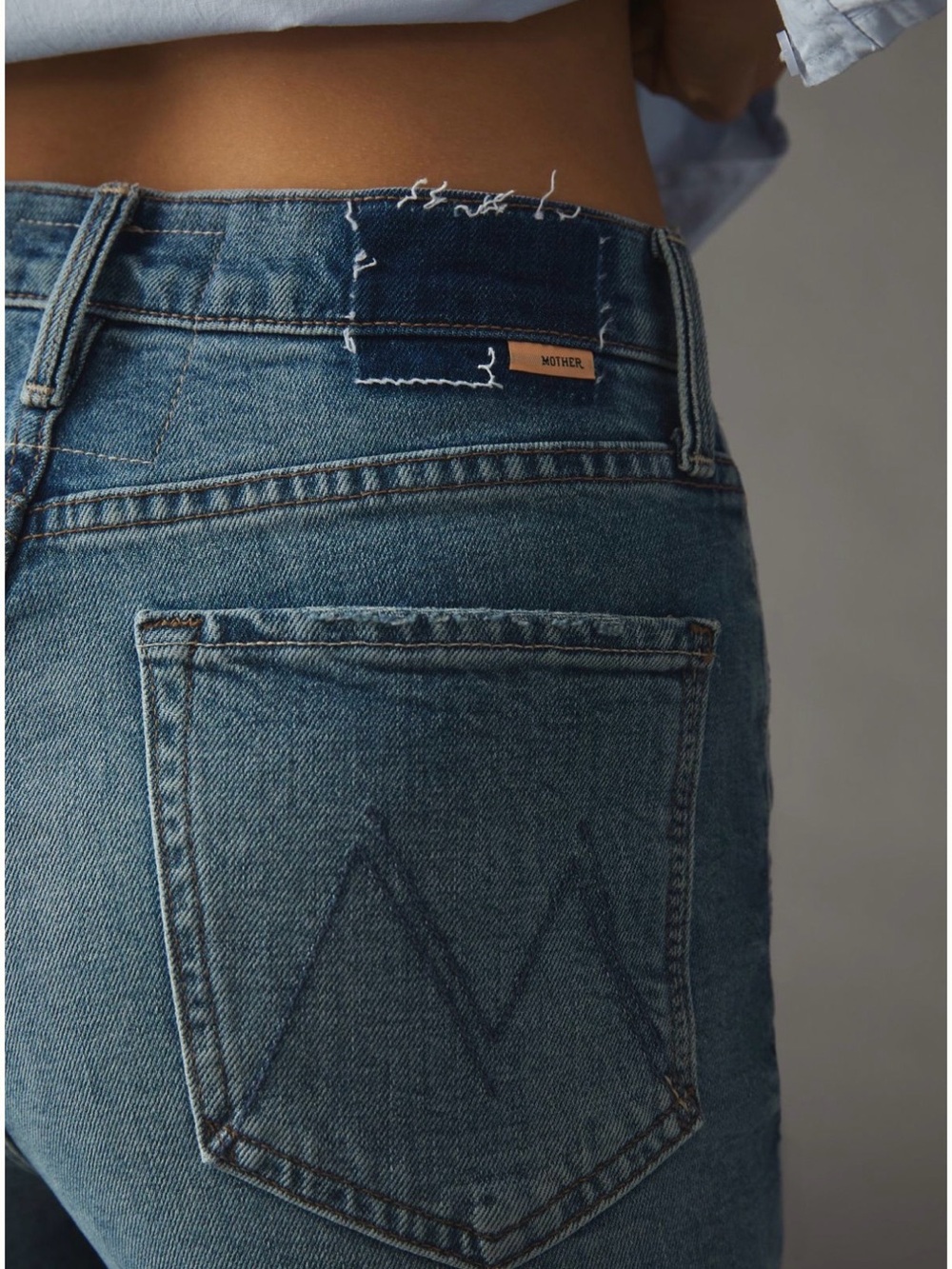 MOTHER Superior The Enchanter Heel Free & Wild Wide-Leg Jeans Size 32 - Picture 5 of 17